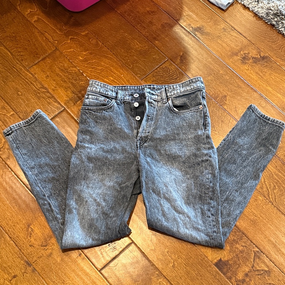 H&M Women's Straight Leg Jeans - Blue